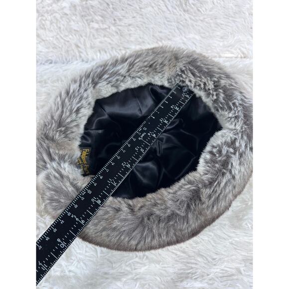 Fabulous Furs Donna Salyers Faux Fur Cossack Hat Womens Size M Gray - Picture 6 of 7